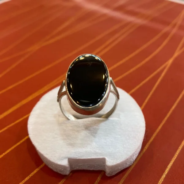 Black Aqeeq Ring