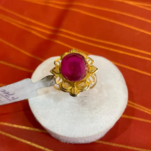 Handmade gold ring