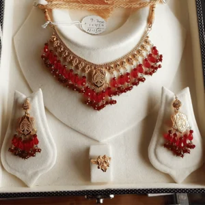 Gold bridal set