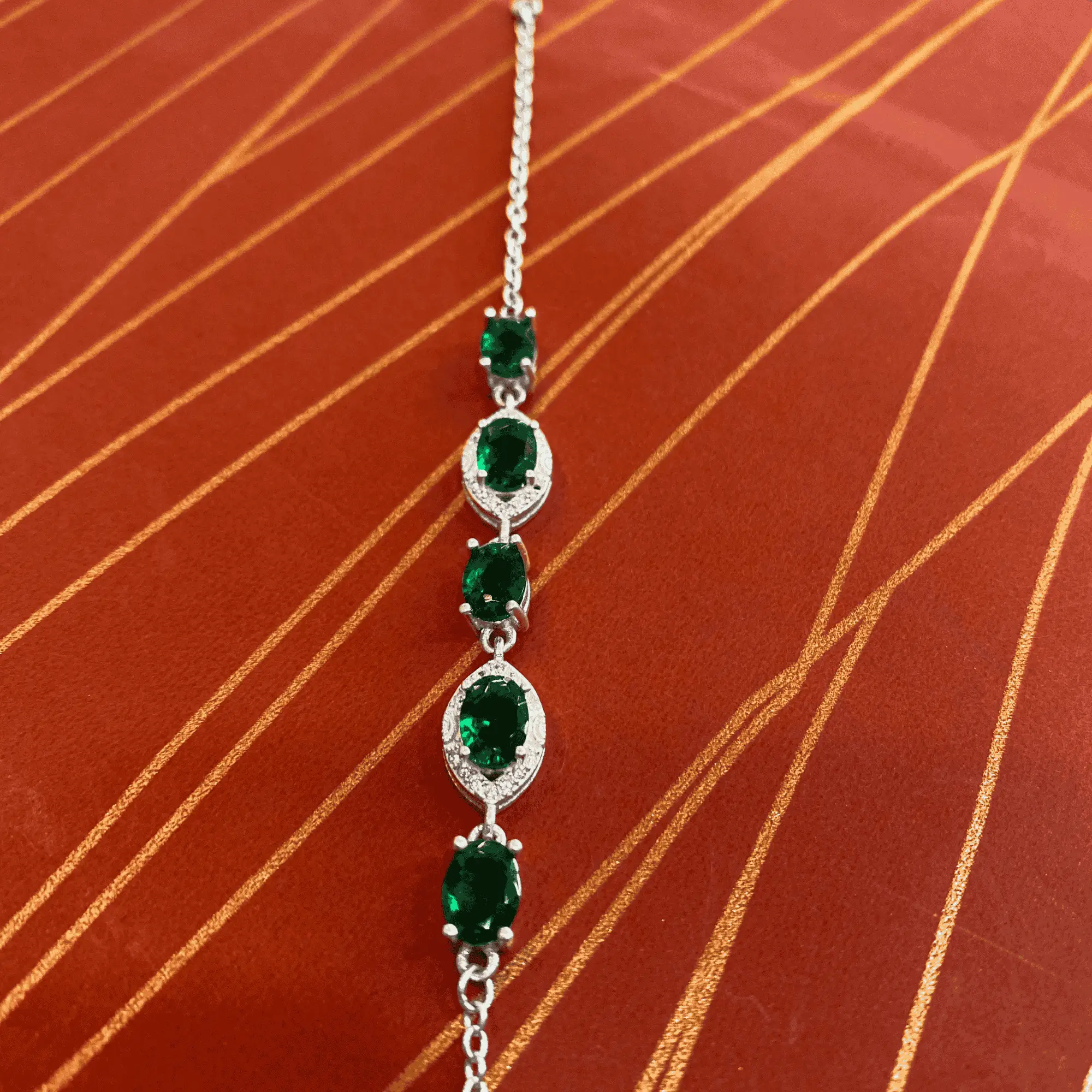 Stylish silver bracelet