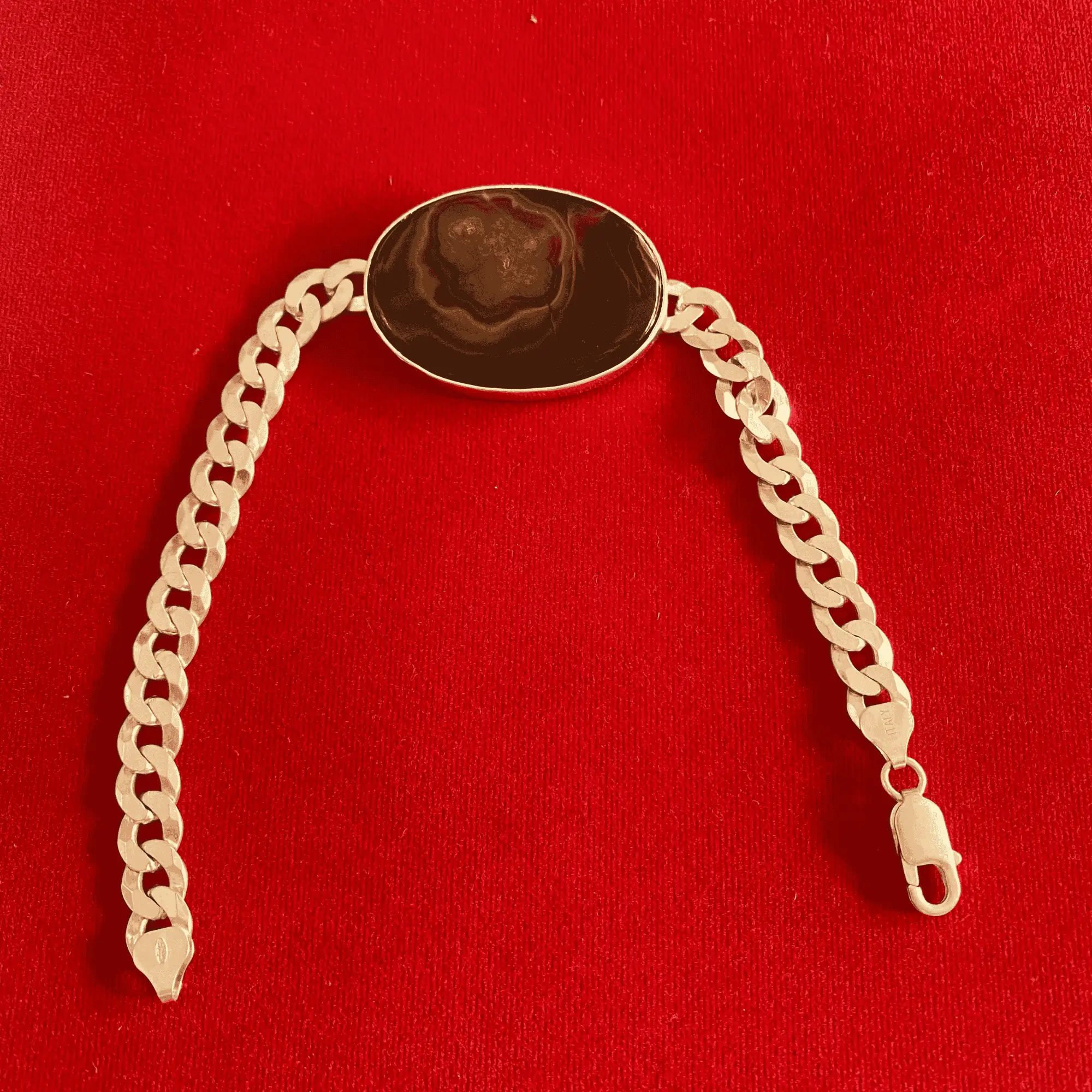 Men Luxury Silver Bracelet